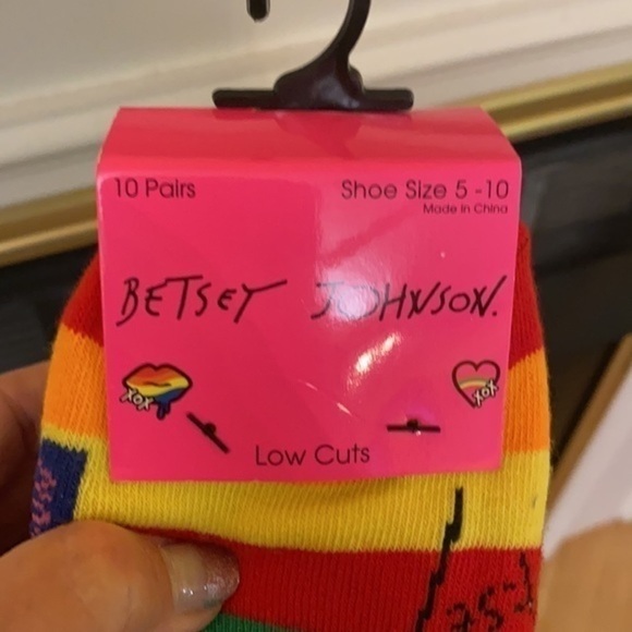 10 pairs Betsy Johnson Low cut socks - Picture 4 of 4